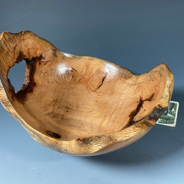 White Oak G+ bowl #15414 made by Smithsonian Artist, David Walsh***
