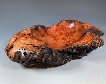 Manzanita Burl G+ Bowl #15479 made by Smithsonian Artist, David Walsh***