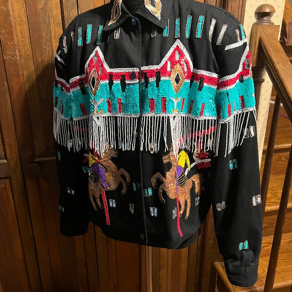 Cowboy Fringe Jacket Etsy