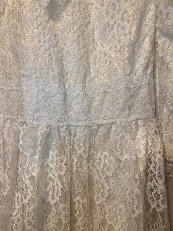 Jessica McClintock Gunne Sax Sz 5/6 Wedding White