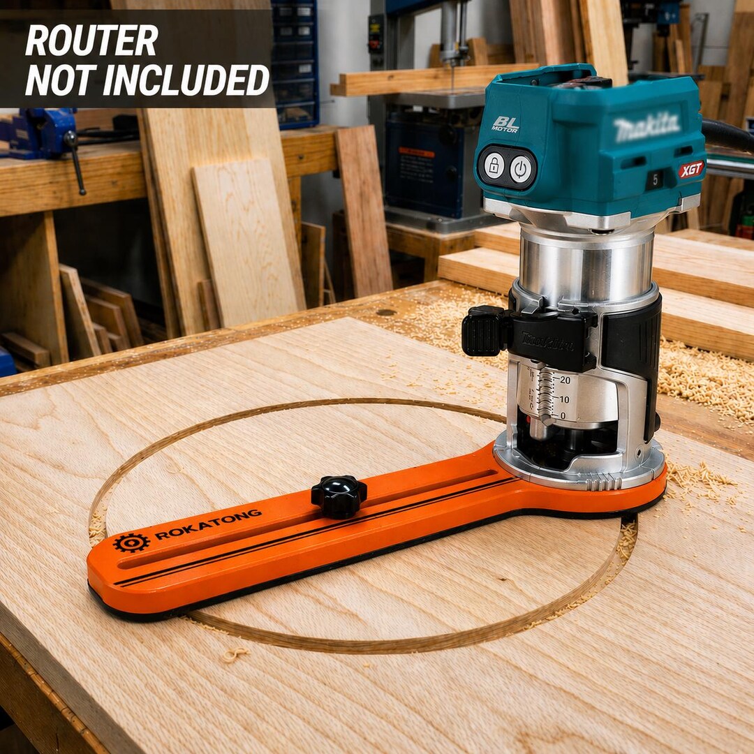 Makita Trim Router Circle Jig – Adjustable Woodworking Cutting Guide - Etsy