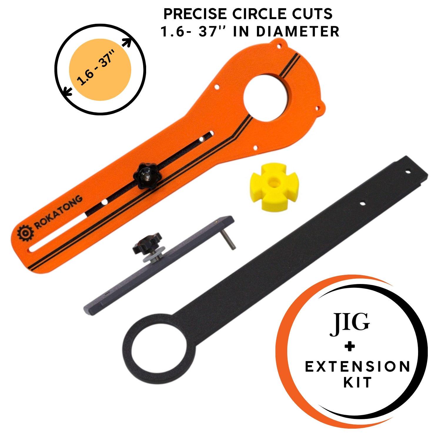 Router Circle Jig for Dewalt Trim Router - Adjustable Cutting Guide 1.6 ...
