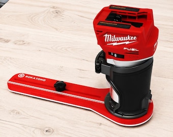 Kreisfräser Schablone für MILWAUKEE M18 FUEL Kantenfräser - Schnittlineal 4,5 - 9 cm