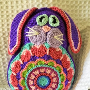 Easter Egg Bunny PP-648368 Instant Download Crochet Pattern Toy Babies Children Boys Girls Plush Softee Backpack Mascot item PP221