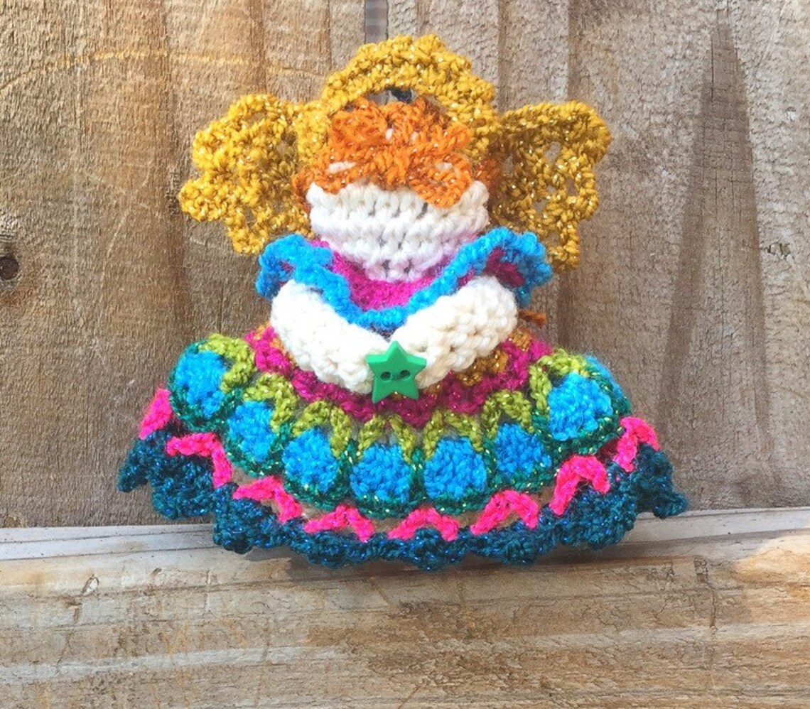 Angelic Ornament Crochet Pattern PDF Instant Download Part Pixy ...