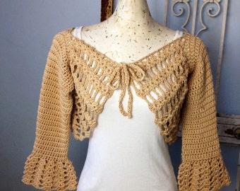 Caramel Latte Topper Crochet Pattern PDF Sans manches Femmes Ados Tailles XS jusqu'à Plus Size2X