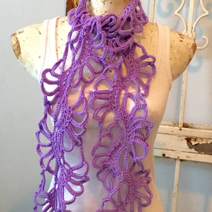 Ethereal Scarf Crochet Pattern PDF Instant Download Women or Teens image 2