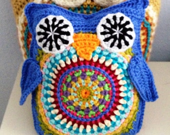 Huggy Hootie Owl PDF Crochet Instant download Pattern Toy Babies Children Boys Girls Plush Softee