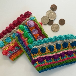 Change Purse or Clutch DIY Crochet Pattern Travel Inspired Global Design image 2