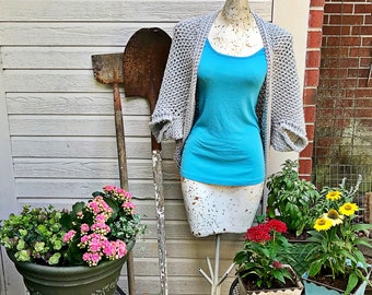 Tessa Sweater Crochet ** Pattern Only *** Instant Download Sizes XS-3X