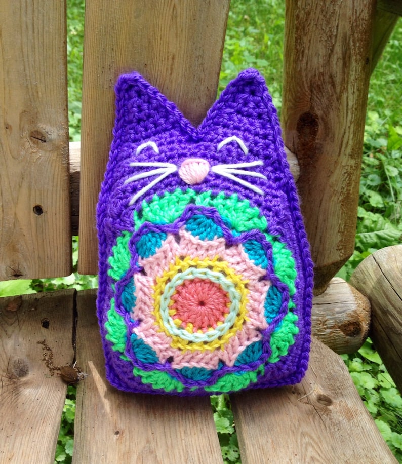 Karmic Kitty Instant Download Crochet Pattern Mascot Featured in World Amigurumi Art Exhibit PP-425602 image 4