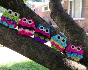 Feathered Owl PDF Crochet Instant download Pattern Toy Babies Children Boys Girls Plush Softee