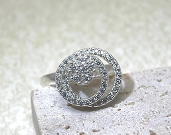 Double Spinning Ring, Finger Spinner, Spinner Ring,  Rotating ring