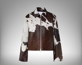 Genuine Pony Skin Hair on Leather Jacket For Woman