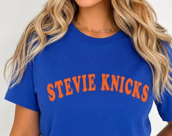 Stevie Knicks Inspired Shirt, Retro Music Graphic Tee, Vintage Rock Aesthetic T-Shirt, Blue Concert Style Shirt, Music Fan Gift, Unisex