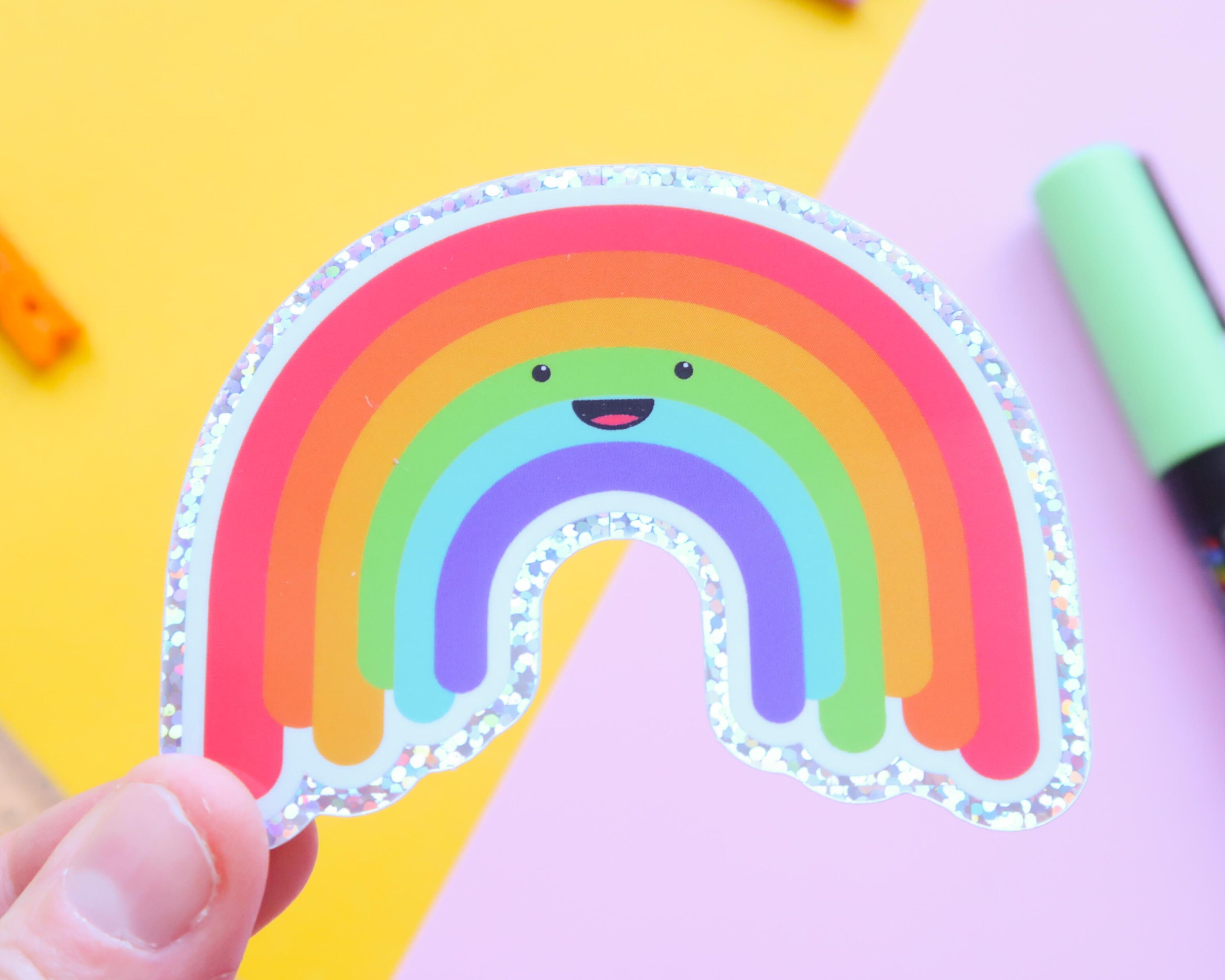 Glitter Sticker Bundle Pack of Sparkle Stickers Waterproof Etsy