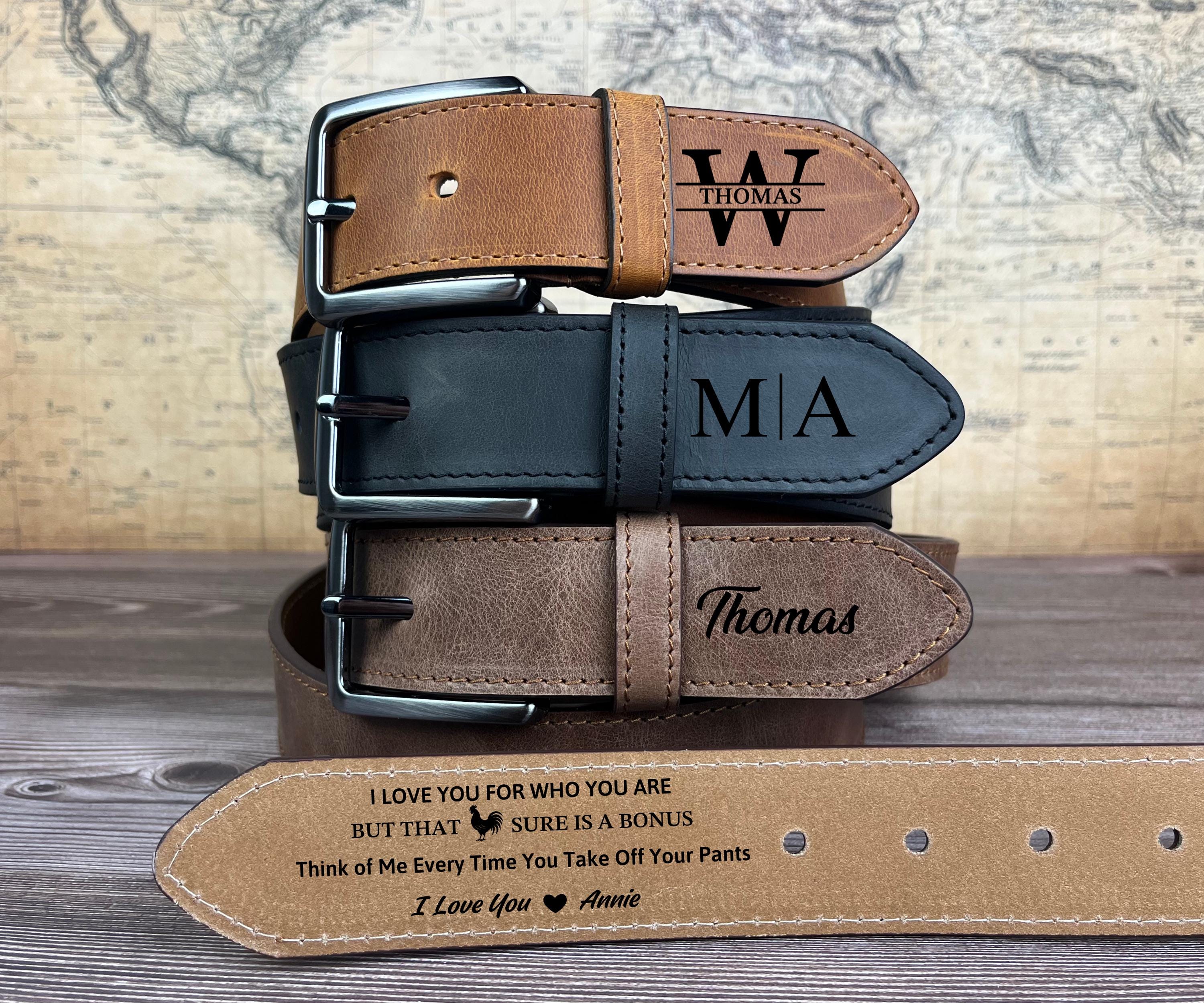 Personalized Belts for Husband