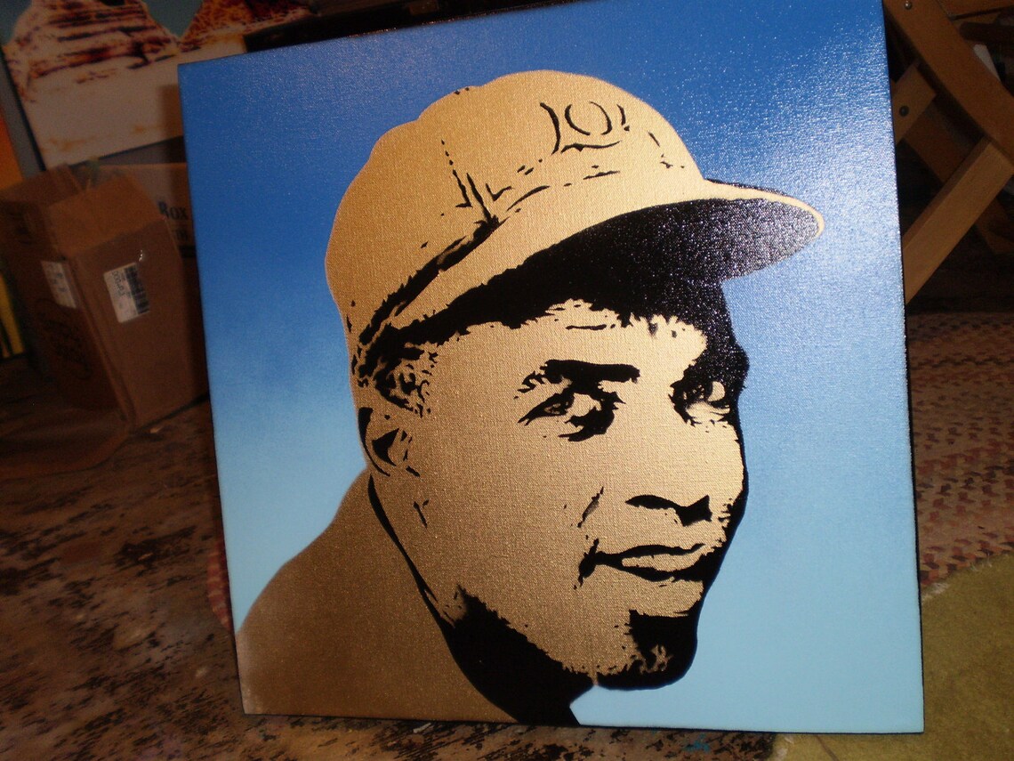 Jackie Robinson Blue gold Etsy