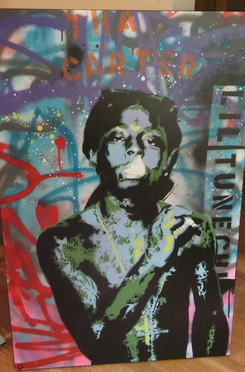 Lil Wayne Graffiti Etsy