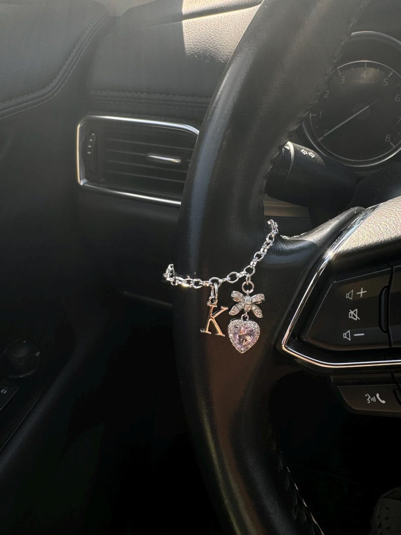 Custom charm for steering wheel, shifter image 3