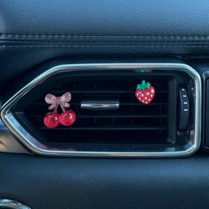 Cute Cherry | Strawberry Car Vent Clips | Cute Car Accessories