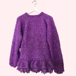 Pull fait main au crochet