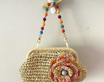 Bolso de crochet hecho a mano