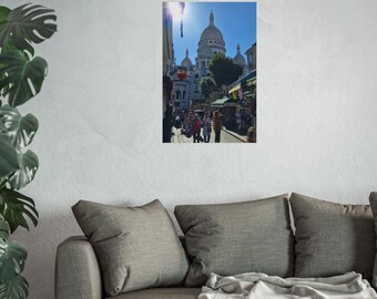 Fotografía del Sacré-Cœur París - Póster de Bellas Artes de Montmartre
