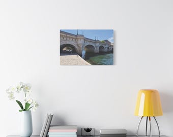 Paris Pont Neuf Bridge – Seine River Photography Wall Art / Canvas