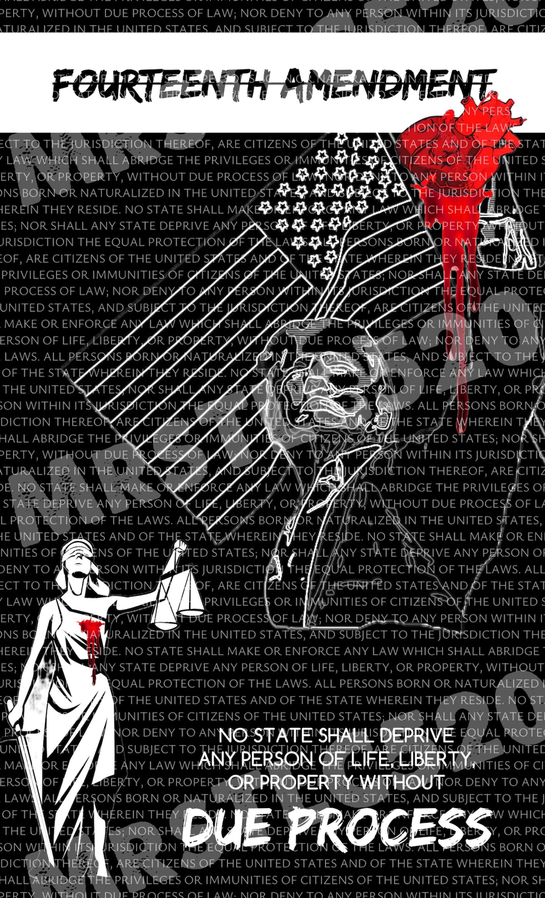 14th Amendment Poster - Etsy