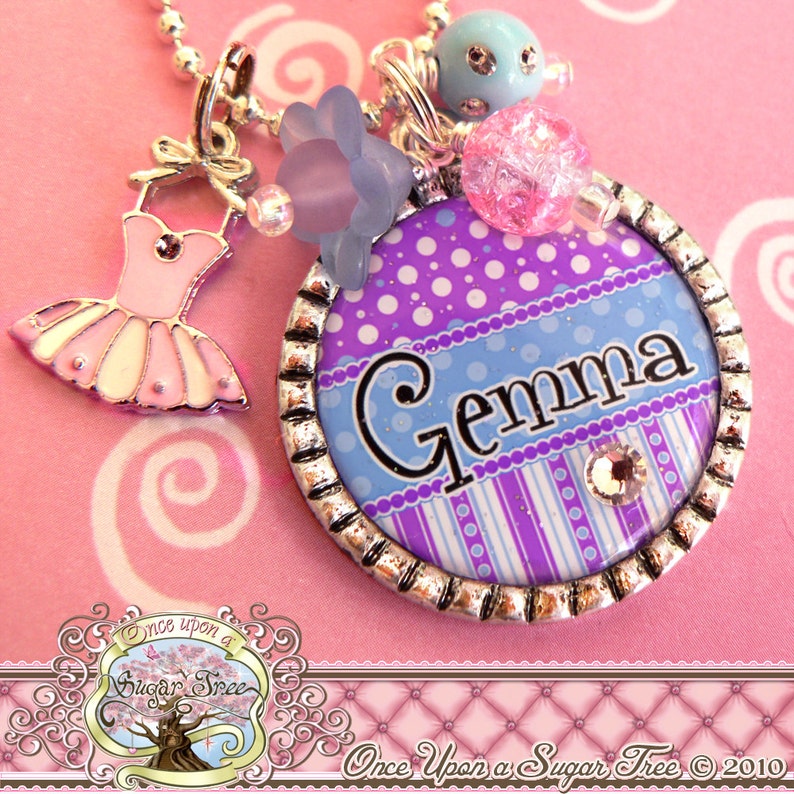 CHILDREN'S BALLET Jewelry Dance Necklace Personalized Etsy