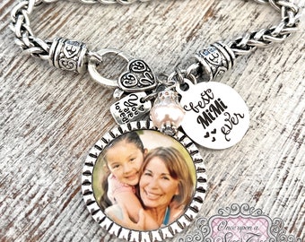 MiMi Gift van kleinkinderen- Beste MiMi ooit armband-Moederdag geschenken voor moeder-Foto Sieraden-Oma-Je bent geliefd-Armbanden voor vrouwen