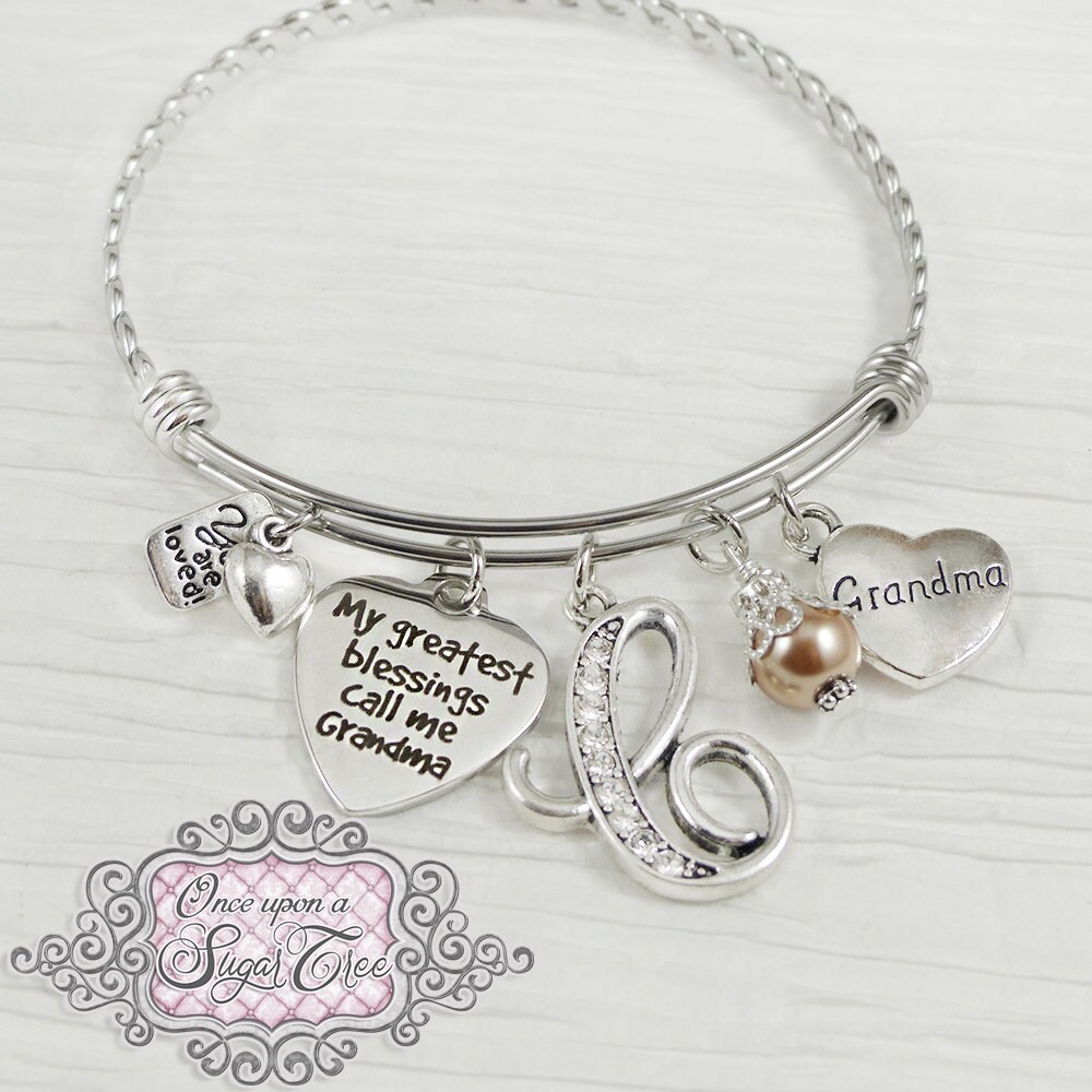 Grandma Bracelet- My Greatest Blessings Call Me GRANDMA Bracelet