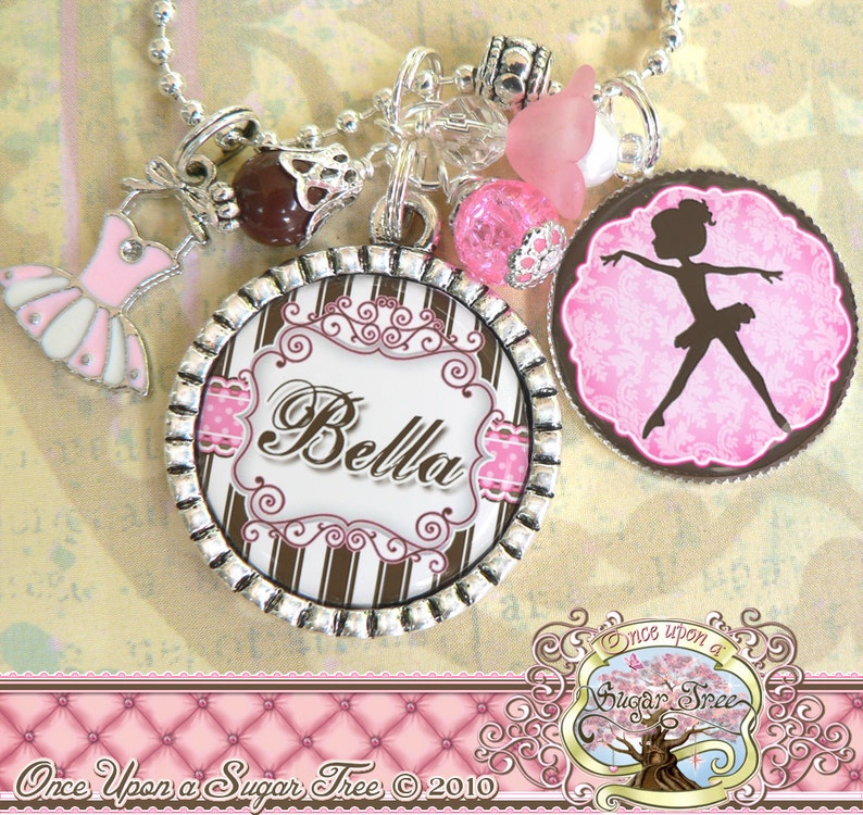 Children's Ballet Jewelry BALLERINA NECKLACE Ballerina Etsy