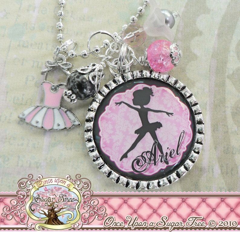 Children's Ballet Jewelry BALLERINA NECKLACE Ballerina Etsy