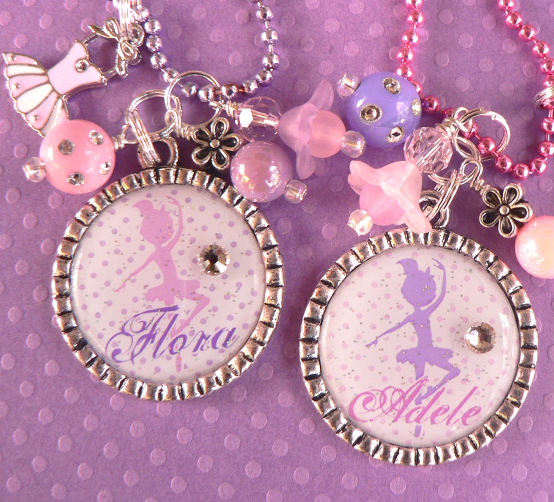 Children's Ballet Jewelry BALLERINA NECKLACE Ballerina Etsy