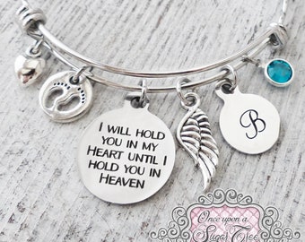 Erinnerung Schmuck Kind Verlust, Verlust eines geliebten Schmuck, Engel Flügel Armband, Erinnerung, Säugling Verlust-Geburtstein, Memorial Schmuck, Armband