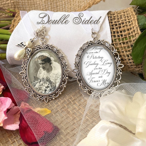 Memorial Bouquet Charm for Wedding Remembrance of India