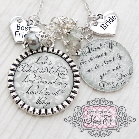 thank you for choosing me to be your maid of honor