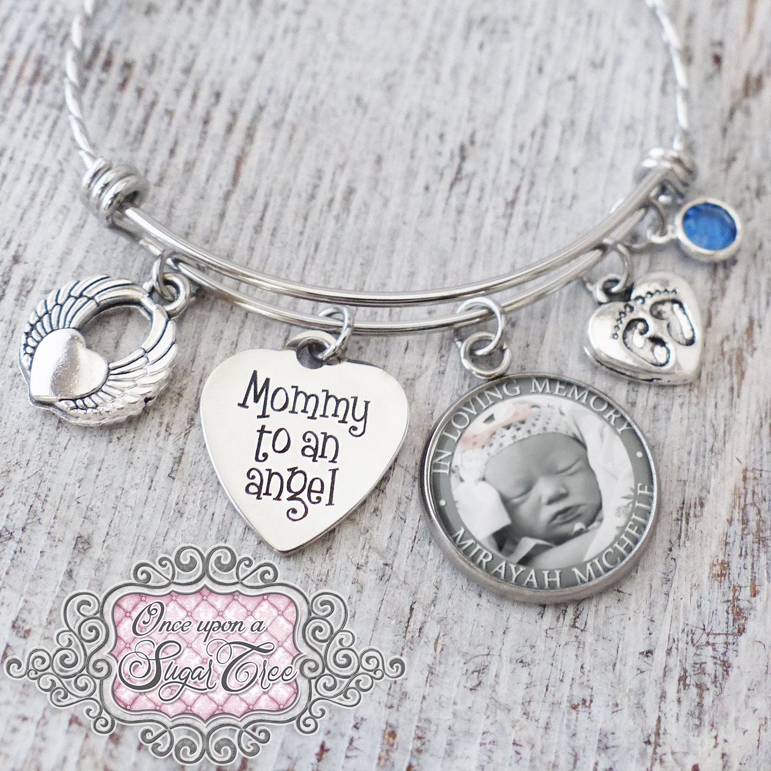 Mommy of an angel bracelet deals