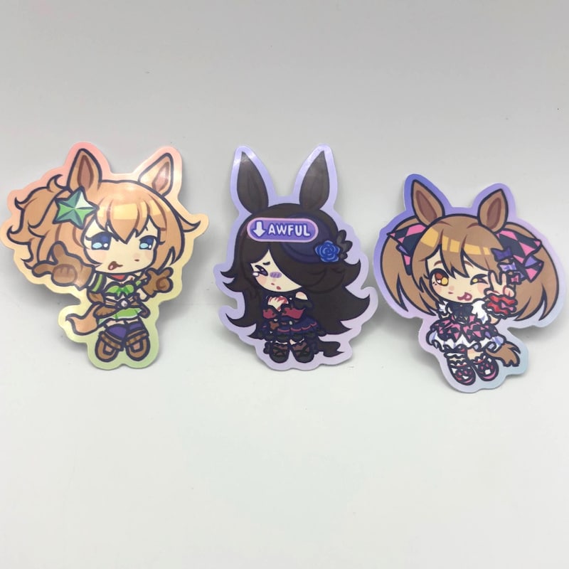 Uma Sticker Set Uma Musume Chibi - Etsy