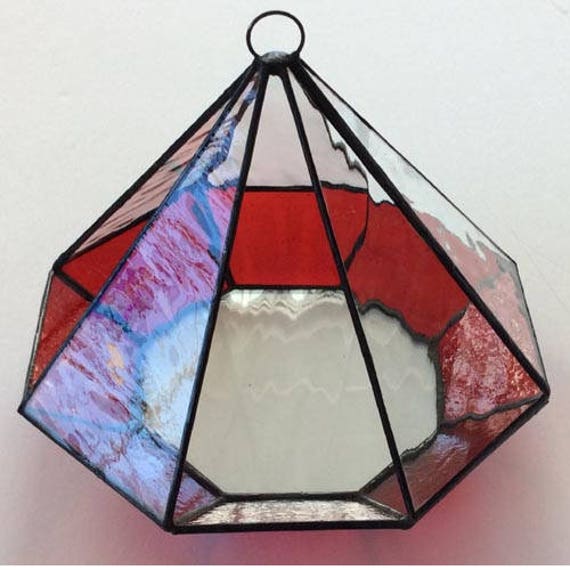 Stained Glass Bird Feeder Etsy