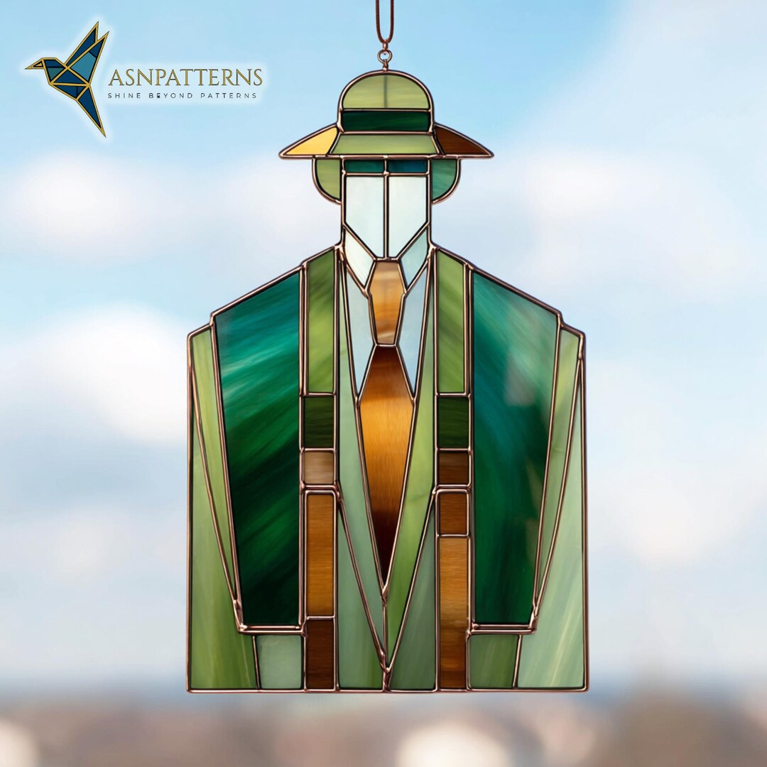 Soldier Stained Glass Pattern, Soldier Suncatcher, Stained Glass ...