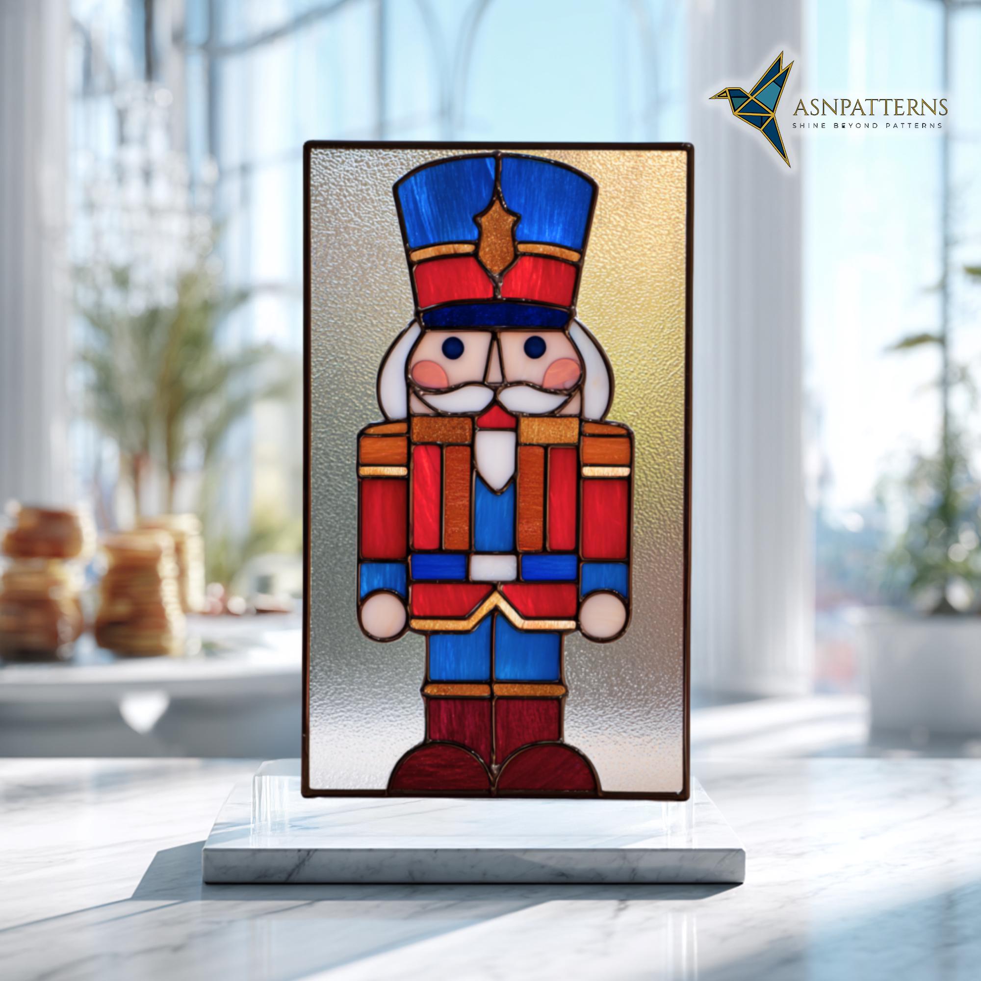 Soldier Stained Glass Pattern, Soldier Suncatcher, Stained Glass ...