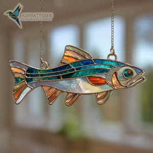 Fish Suncatcher - Etsy