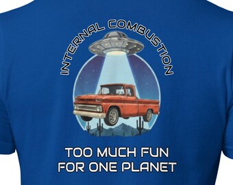 シボレー エイリアン スペースエンカウンター ピストン パトリオット ユニセックス Tシャツ