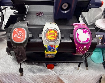 3D Printed Magic Band + Holder in Different Sizes (Magic Bands NOT Included)