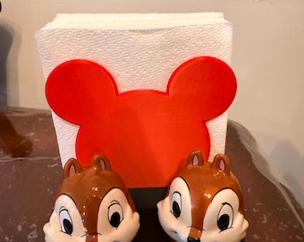 Mickey Mouse Napkin and Salt & Pepper Holder