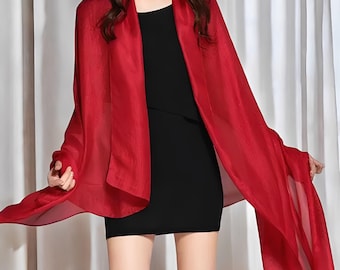 Plain Silk Feel Shawl Elegant Women’s Plain Silk Look Scarf,Women Shawl,Women Scarf,Ladies Shawl,Fashion Scarf,Boho Shawl Scarf