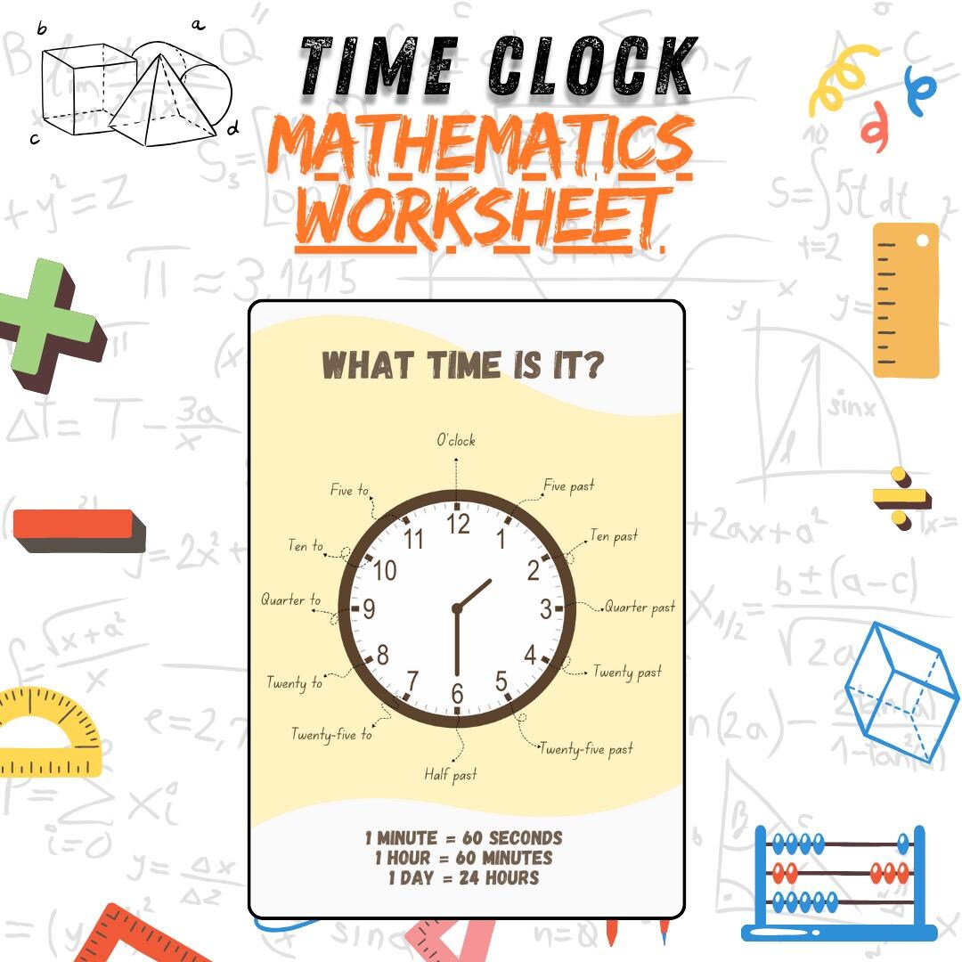 Telling Time Math Worksheet: Analog Clock Practice (printable PDF ...